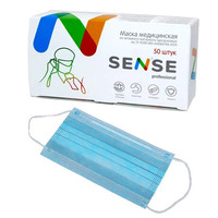 Маска трехслойная Sense с рисунком Фея